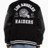 NFL Los Angeles Raiders World Champs Full Snap Black Jacket