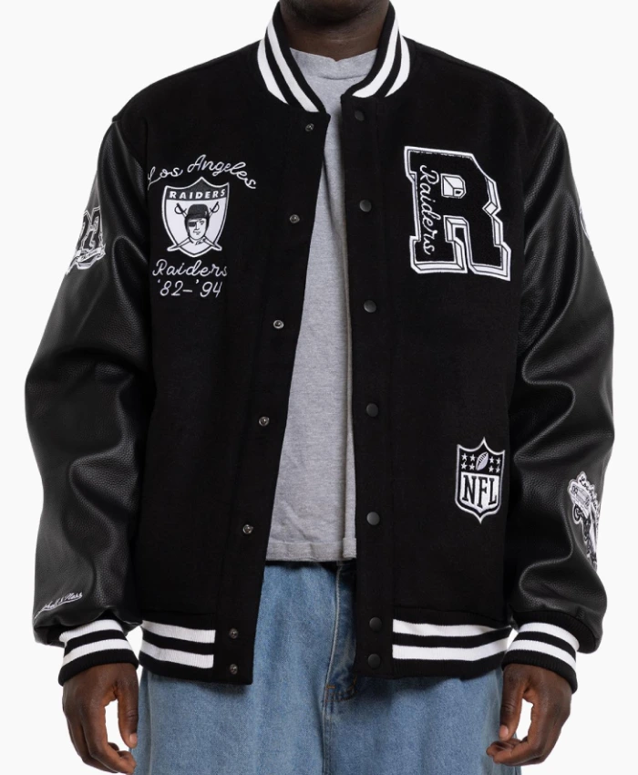 NFL Los Angeles Raiders World Champs Full Snap Jacket