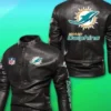NFL Miami Dolphins Leather Jacket 3