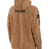 NFL Miami Dolphins Salute To Service Club Brown Pullover Fleece Hoodie