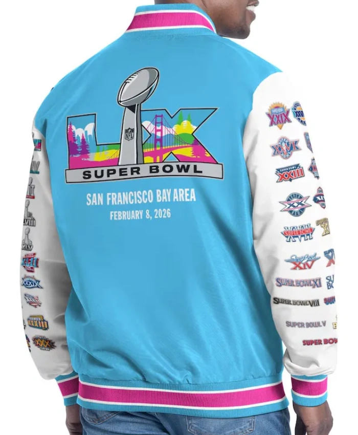 NFL Super Bowl All Event Logo Varsity Jacket