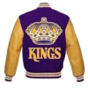 NHL LA Kings Varsity Jacket Back