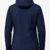 NWS Embroidered Blue Hooded Jacket Women
