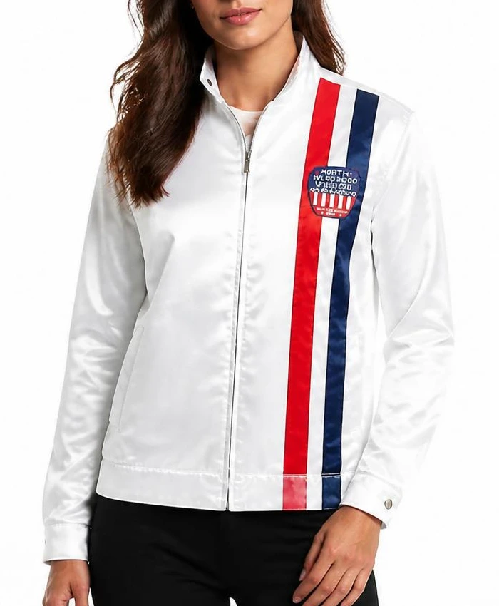 NWS Nascar Race Lemans White Jacket Womens