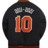 NY Knicks 10 Black Letterman Jacket
