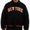 NY Knicks Raekwon Varsity Jacket Mens