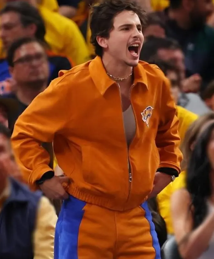 NY Knicks Timothee Chalamet Six Game Jacket