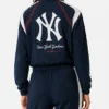 NY Yankees Off-Season x MLB Navy Full-Zip Tracksuit Women