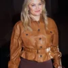 NYC 2025 Kate Hudson Leather Jacket