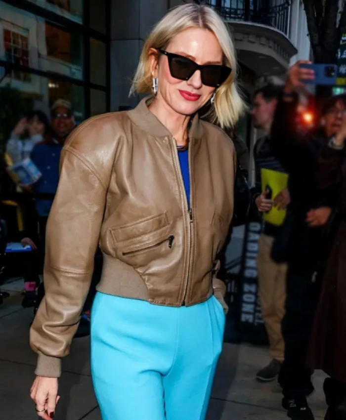 NYC 2025 Naomi Watts Cropped Jacket