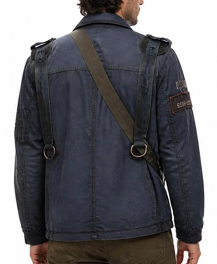 NYC A Quiet Place Part III Cillian Murphy Navy Blue Jacket