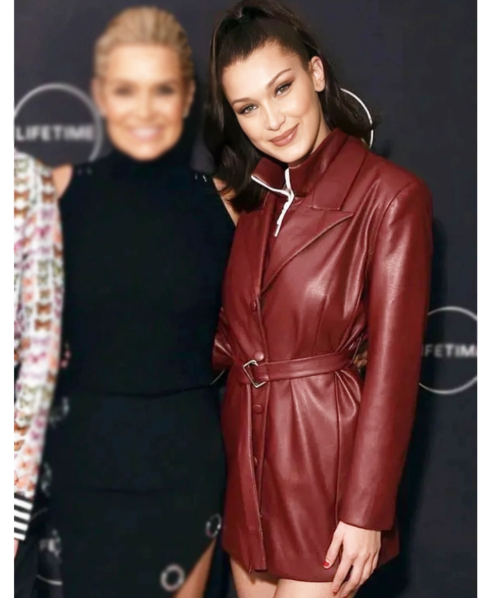 NYC Bella Hadid Leather Jacket - Image 3
