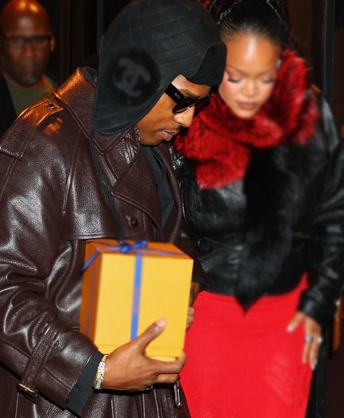ASAP Rocky NYC Valentines Day Leather Coat - Image 3