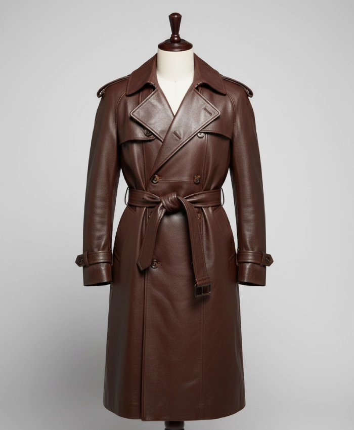 ASAP Rocky NYC Valentines Day Leather Coat - Image 4