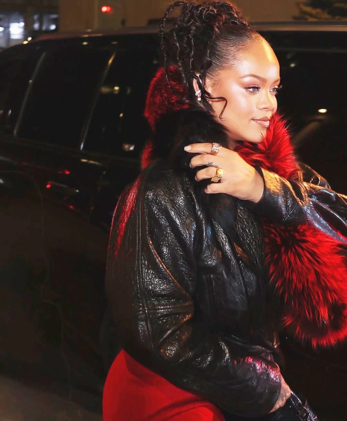 NYC Valentines Day 2026 Rihanna Leather Jacket
