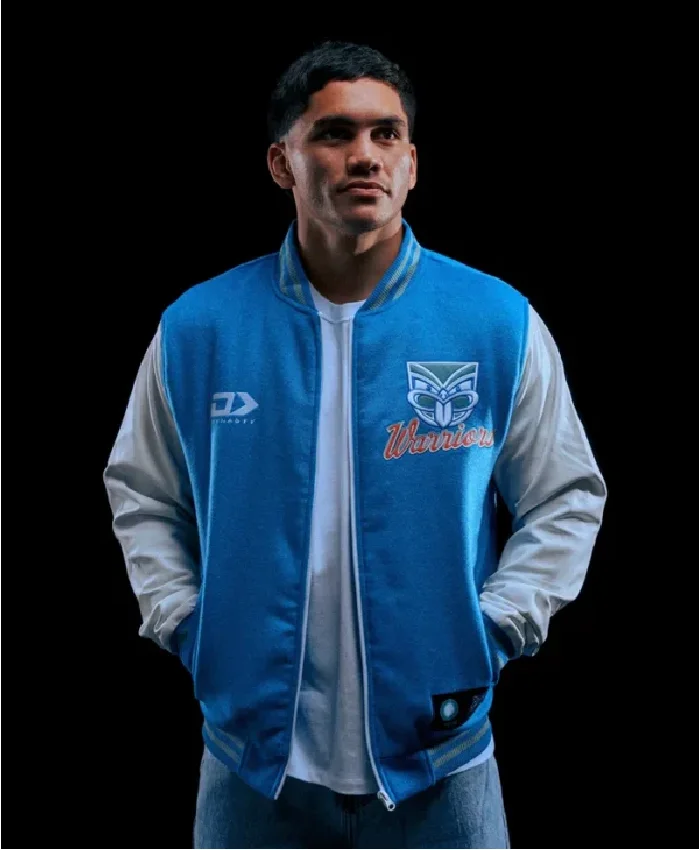 NZ Warriors Adults Varsity Jacket