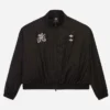 Nana Ouyang Signature Black Pinstripe Tracksuit NANA
