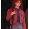 Nancy Wheeler TV Series Stranger Things S05 Natalia Dyer Cropped Brown Jacket