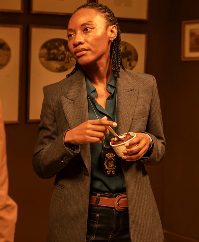 Nansi Nsue Tv Series Frauds Amaya Grey Blazer