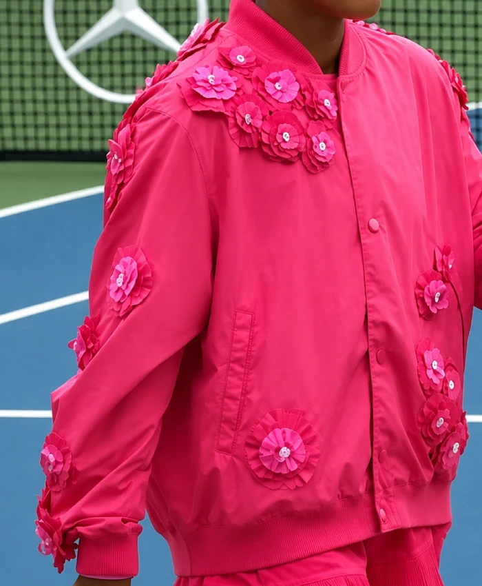 Naomi Osaka Mubadala Citi DC Open 2026 Pink Bomber Jacket