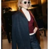 Naomi Watts Tory Burch Show 2025 Pinstripe Oversized Blazer