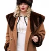 Natalie Dormer The Lady S01 Sarah Ferguson Fur Wool Coat