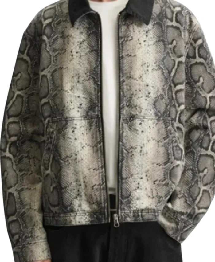 Nathaniel Buescher Electric Bloom S1 Snake Print Jacket