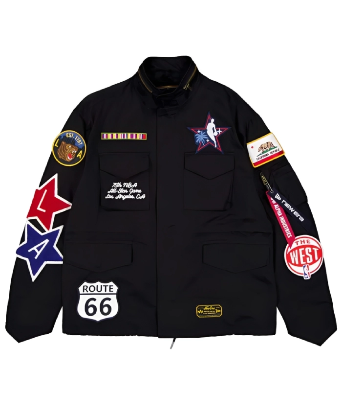National Basketball Association 2026 75th All Star Game Los Angeles Black Field Jacket