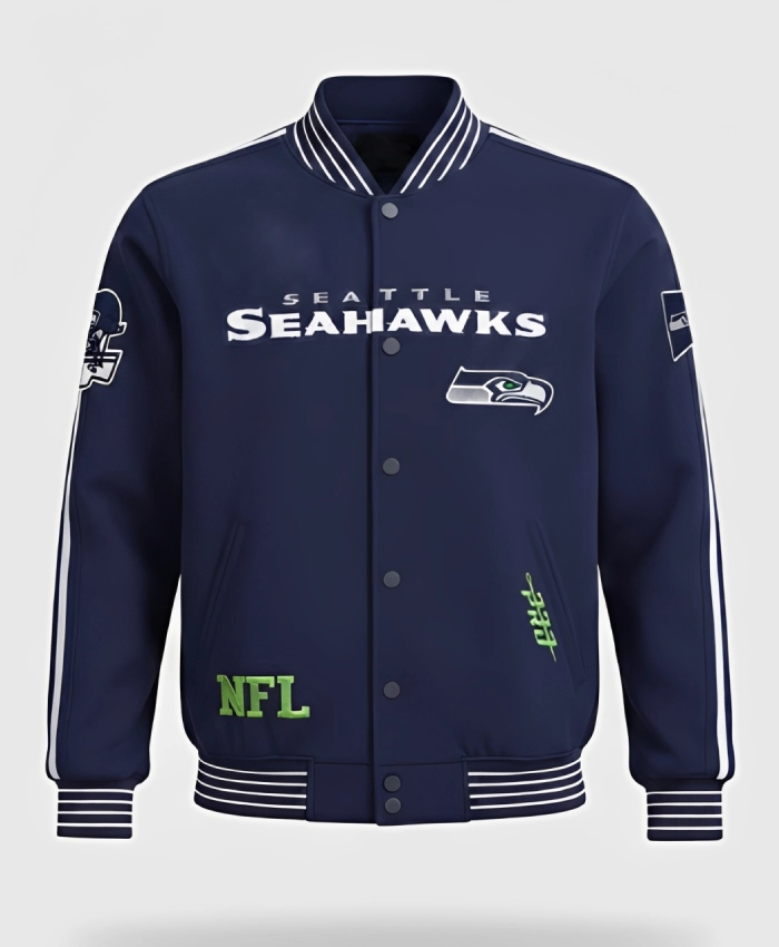 National Football League Super Bowl LX 2026 Seattle Seahawks Varsity Jacket