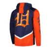 Navy Detroit Tigers Undeniable Full Zip Windbreaker Jacket