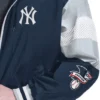 Navy Gray NY Yankees Legacy Lightweight Hooded Jacket