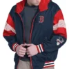 Navy Red Boston Red Sox Legacy Lightweight Hooded Jackt