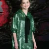 Nell Fisher TV Series Stranger Things S05 Green Hooded Dress
