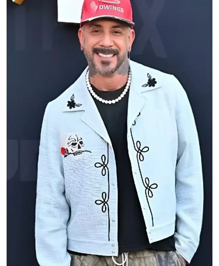 Netflix Tudum 2025 AJ McLean Blue Shacket