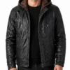 Neuromancer Callum Turner Case Hooded Jacket Mens