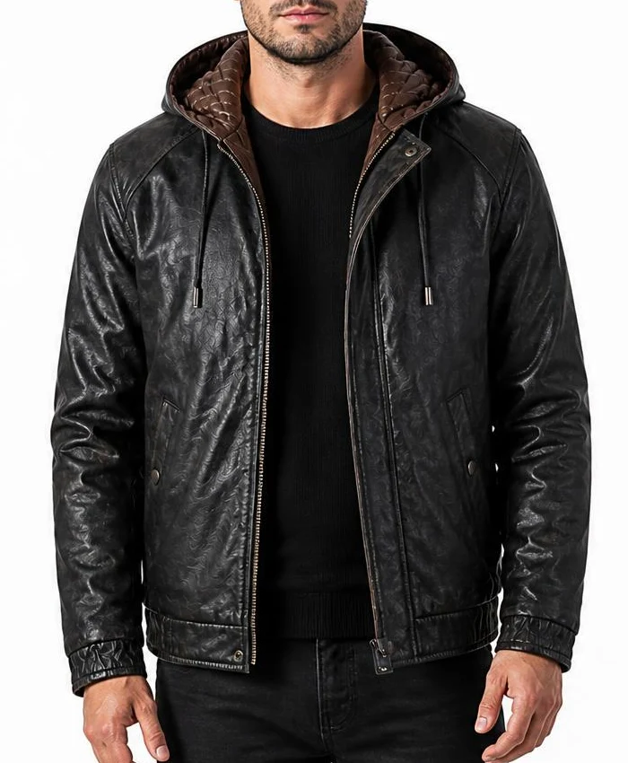 Neuromancer Callum Turner Case Hooded Jacket Mens