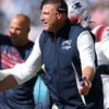 New England Patriots 2025 Mike Vrabel Navy Vest