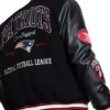 New England Patriots Black Varsity Jacket