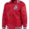 New England Patriots Captain Red Bomber Jacket