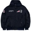 New England Patriots Hooded Bomber Jacket