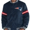 New England Patriots Legacy Blue Varsity Jacket