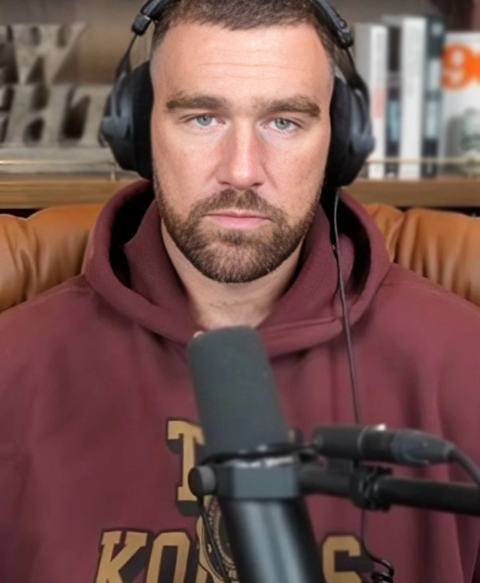 New Heights Ep 157 Travis Kelce Maroon Graphic Hoodie For Unisex
