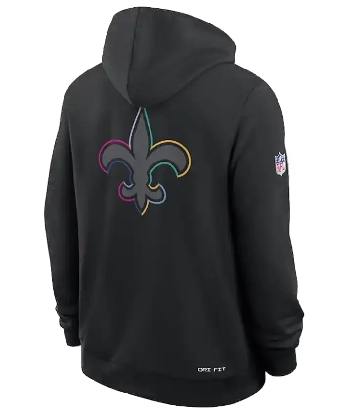New Orleans Saints Crucial Catch Black Hoodie