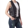 Shop Now Shaboozey Jeans Tonight Show Black Leather Vest Sale