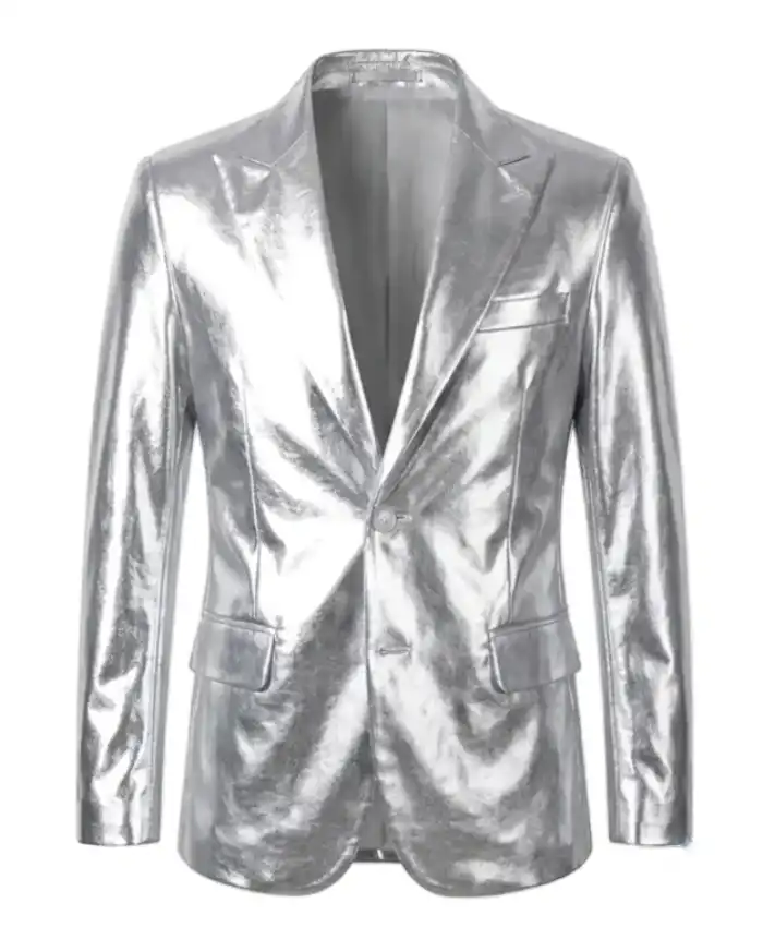 Michael Jackson This Is It Silver Blazer