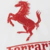 Ferrari F1 Vintage White Racing Jacket