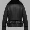 B-3 Black Leather Aviator Jacket