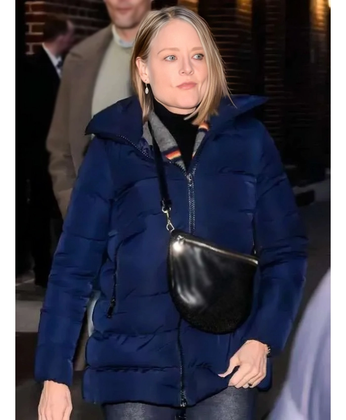 Jodie Foster NYC 2026 Puffer Jacket