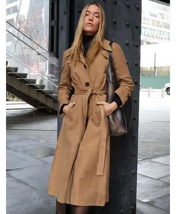 New York City 2026 Olivia Ponton Brown Coat