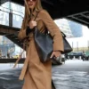 New York City 2026 Olivia Ponton Brown Trench Coat